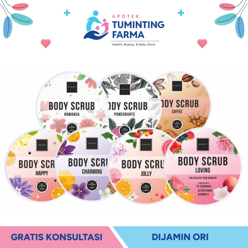 Scarlett Whitening Body Scrub 250ml - MANADO