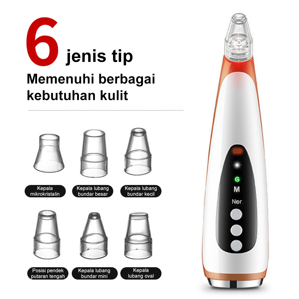 INSMART Pembersih Komedo Penyedot Komedo Blackhead Remover Alat Penyedot Komedo Sedot Komedo Alat