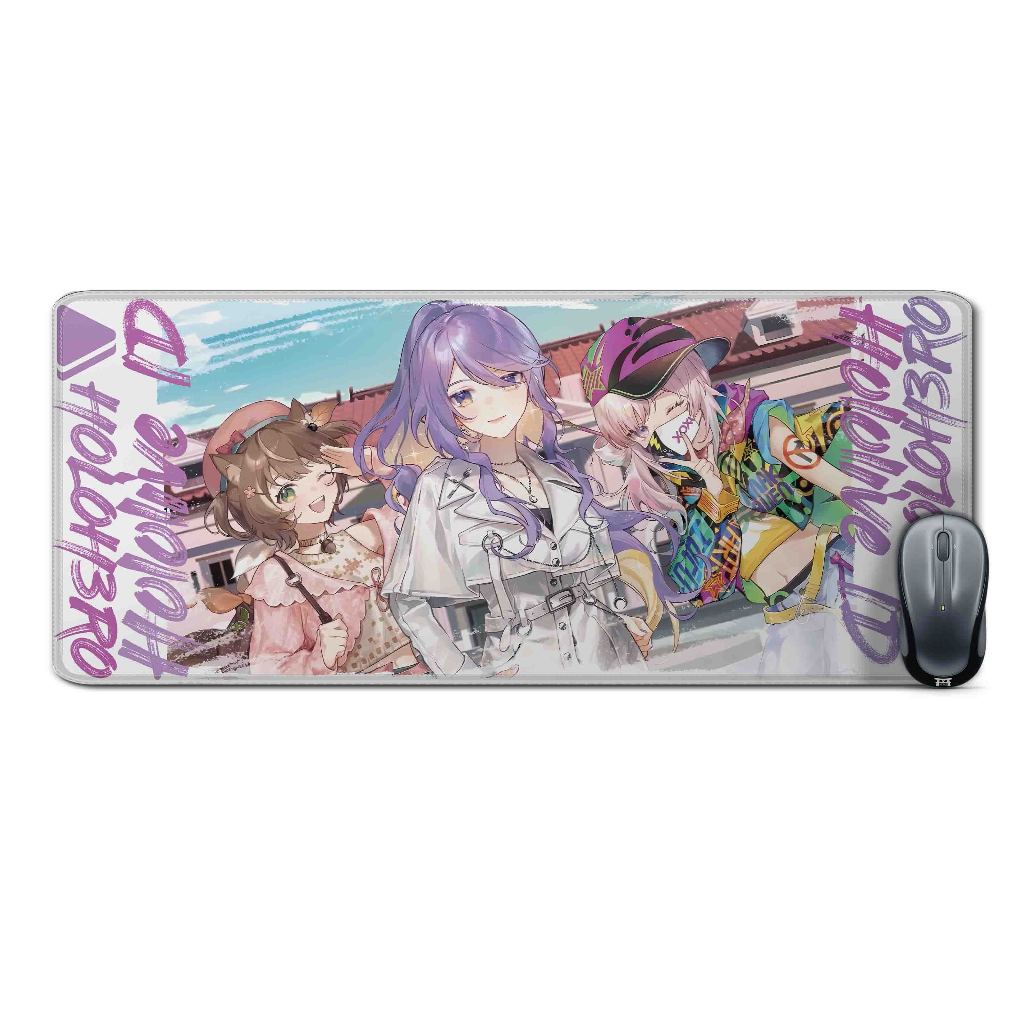 Deskmat mousepad extended vtuberHI STREET TIME AREA15 MEMBER-HOLOLIVE IDmaterial Rubber
