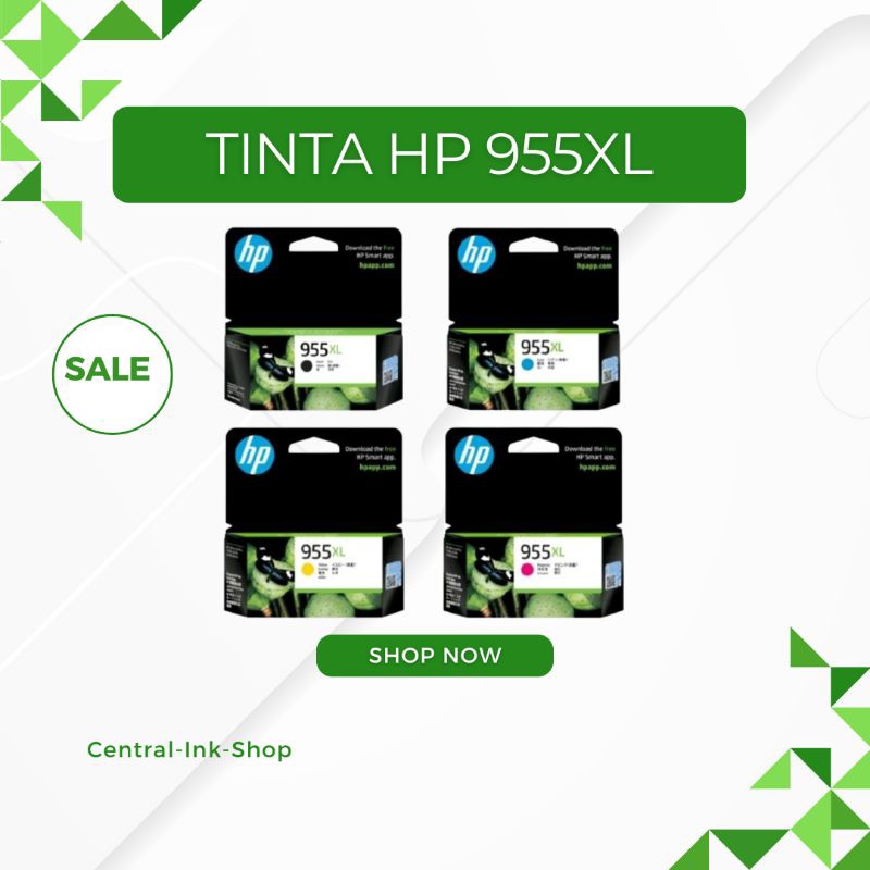 Tinta hp 955XL Original  All-in-One printer HP Officejet Pro8475, 8710