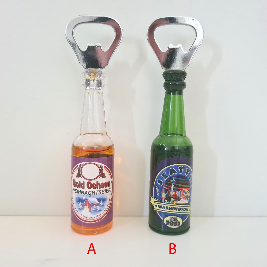 Souvenir Hiasan Dekorasi Pajangan Rumah Fridge Magnet Kulkas Pembuka Bukaan Botol Miniatur Bir Beer