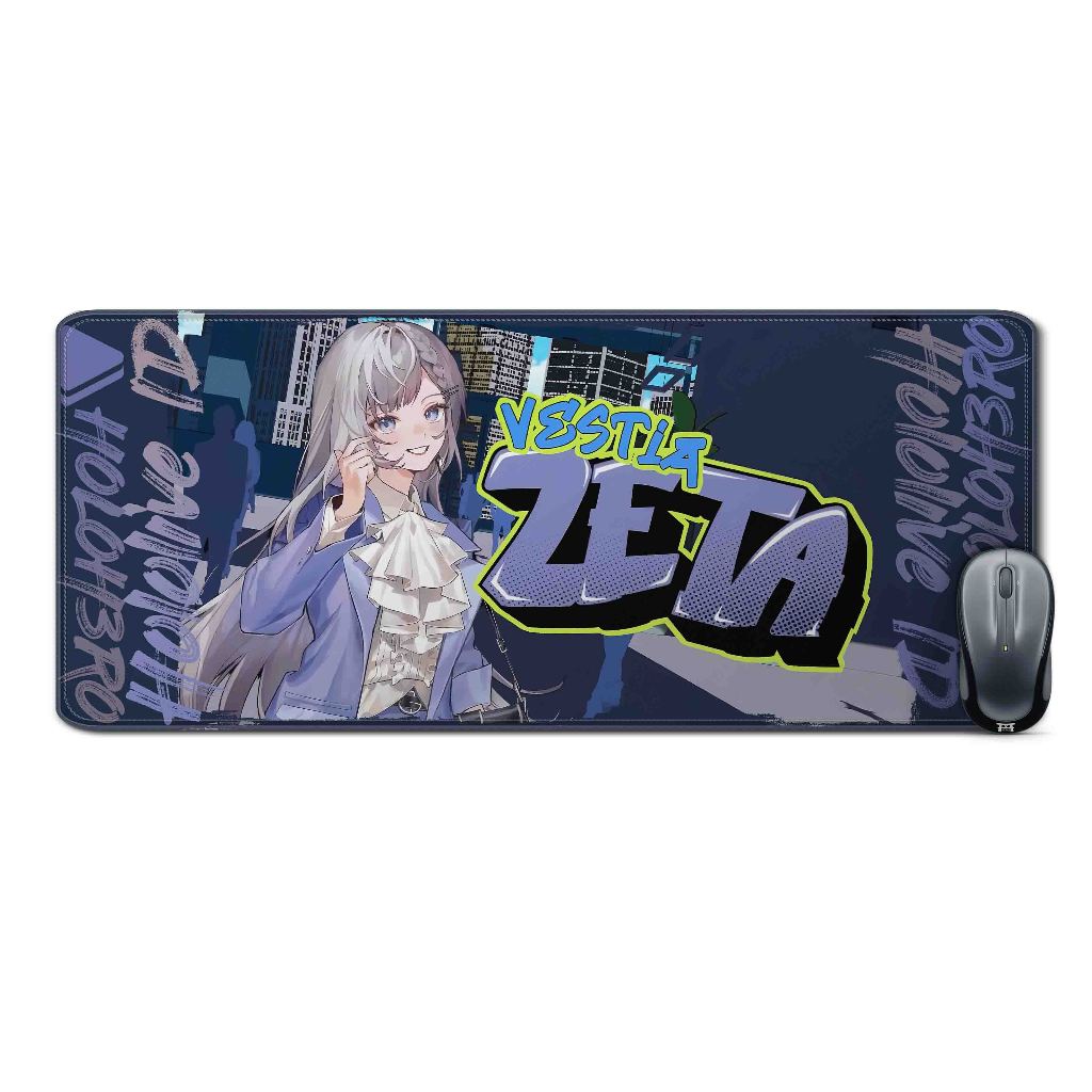 Deskmat mousepad extended vtuberHI STREET TIME VESTIA ZETA-HOLOLIVE IDmaterial Rubber