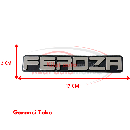 Emblem Feroza untuk Daihatsu Feroza