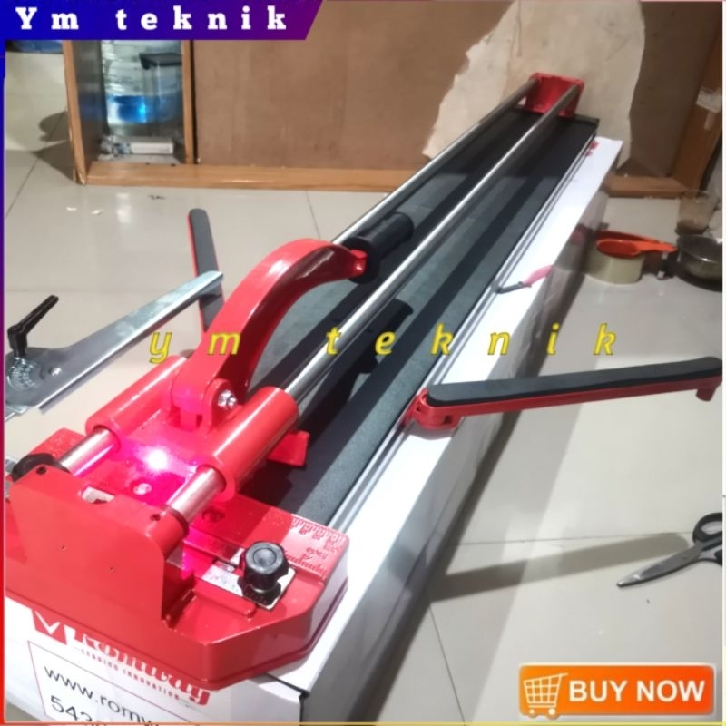 Alat Dorong Manual Potong Granit 120 Cm Romway Laser Tile Cutter