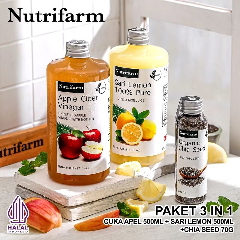 

PAKET DETOX SARI LEMON CUKA APEL CHIA