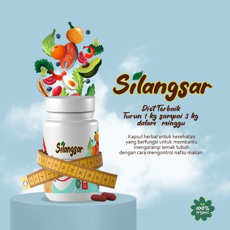 OBAT DIET HERBAL / Pelangsing / Obat diet ampuh / Pil diet ampuh / SILANGSAR