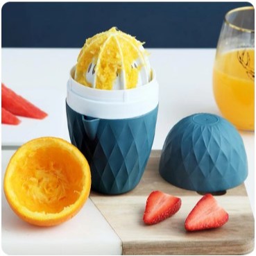 ALAT PEMERAS JERUK MANUAL Alat Peras Jeruk 3in1 Perasan Jeruk Lemon Manual Juicer Portable / Gelas p