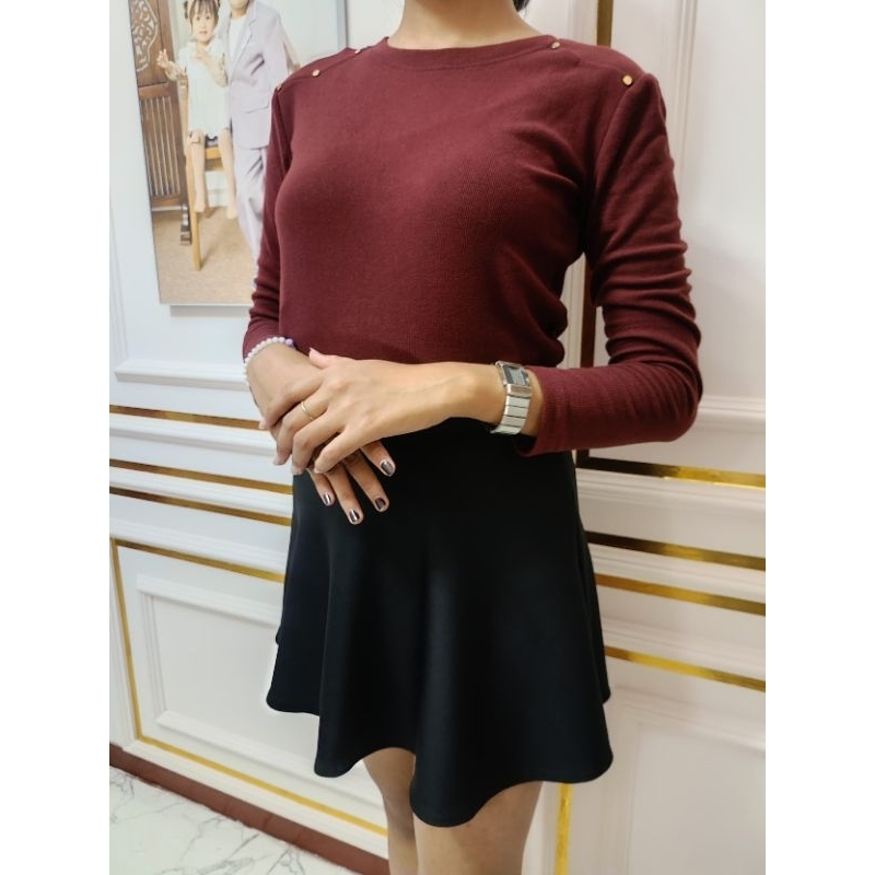 Rok Mini Korea Rok Senam Rok Tennis Rok Mini Skirt Rok Mini Flare Rok Pendek Wanita Rok Senam