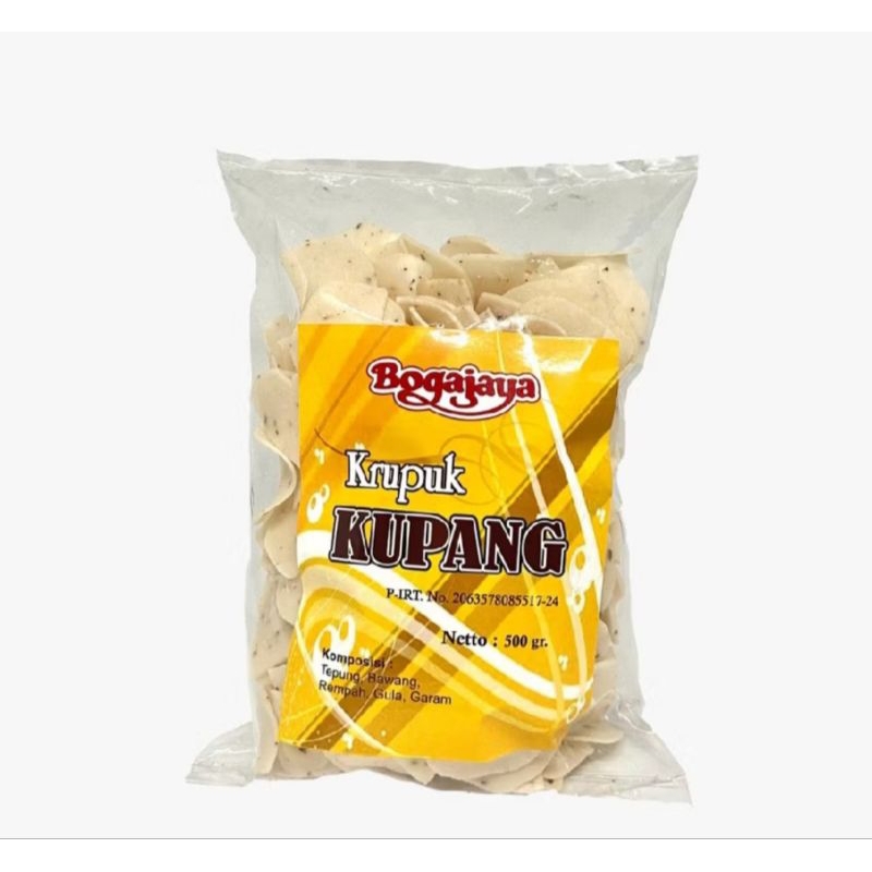 

BOGAJAYA KERUPUK KUPANG KHAS SIDOARJO / KRUPUK MENTAH 500 GRAM