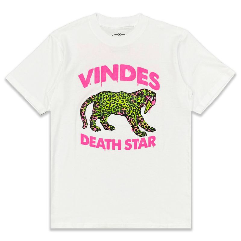 Sugarcave Tshirt VINDES X TEENAGE DEATH STAR - VINDES DEATH STAR Neon Pink Green | Vindes Official M