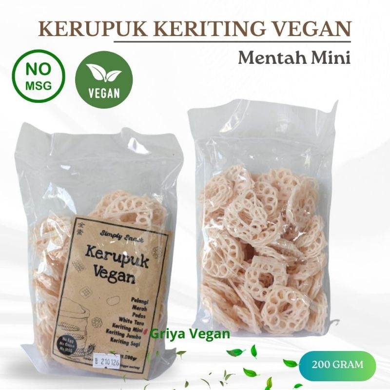 

Kerupuk Keriting Vegan Mini 200gram