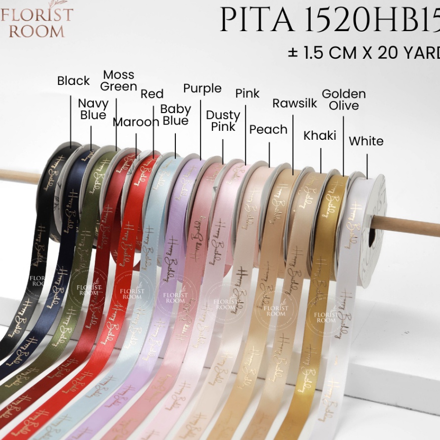 

PRODUK TREND Pita 152HB15 15cm x 2yard Pita Happy Birthday