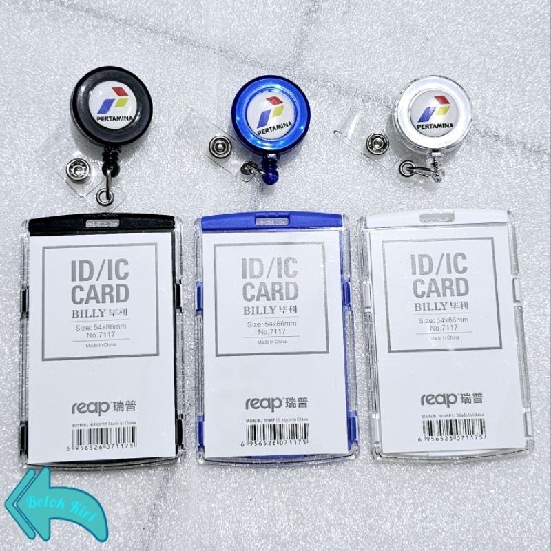 

Tempat Kartu Id Card Akrilik Reap + Yoyo Logo Pertamina