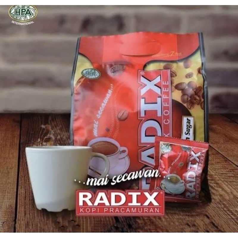 

Kopi RADIX herbal malaysia original isi 32 sachet