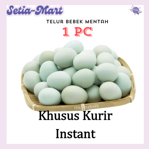 

Khusus Kurir Instant ( 1 ) Butir Telur bebek mentah langsung dari ternak