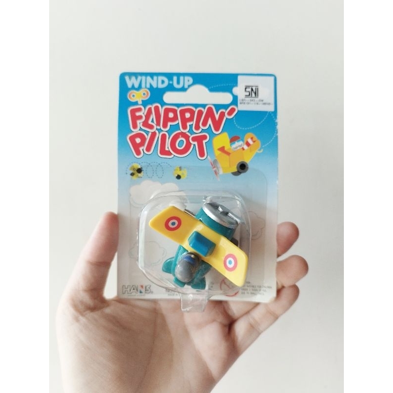 Mainan Anak - Wind up Plane Figure