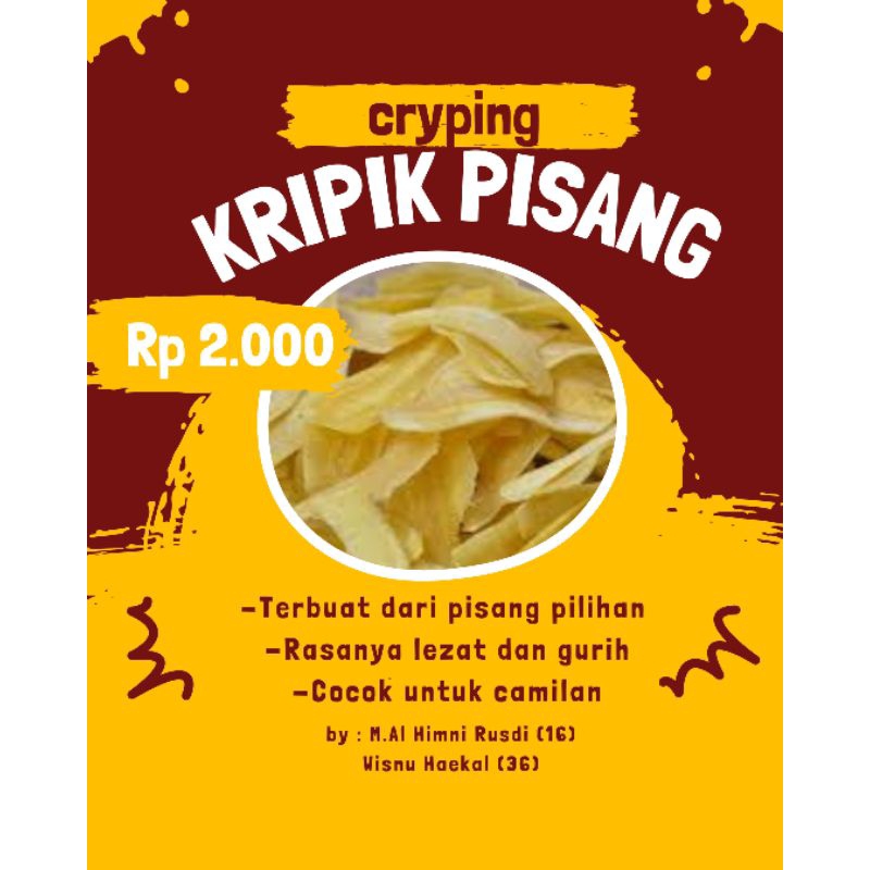 

keripik pisang cryping