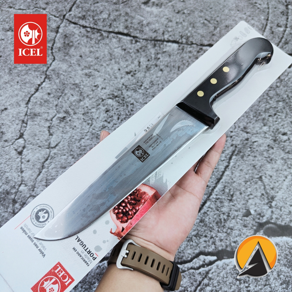 Butcher knife straight pisau sembelih icel 20 cm original portugal 271.3181.20
