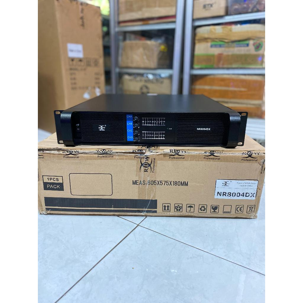 Power Amplifier RDW nr8004dx original Power 4 channel RDW NR8004DX spesifikasi detail difoto