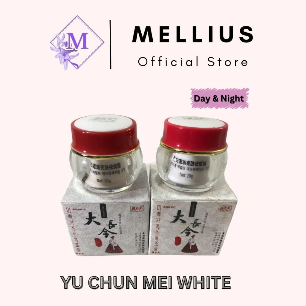 Cordy WHITE 2in1 Set Krim Siang dan Malam Herbal atau Eceran Whitening Cordyceps Yuchunmei Day and N