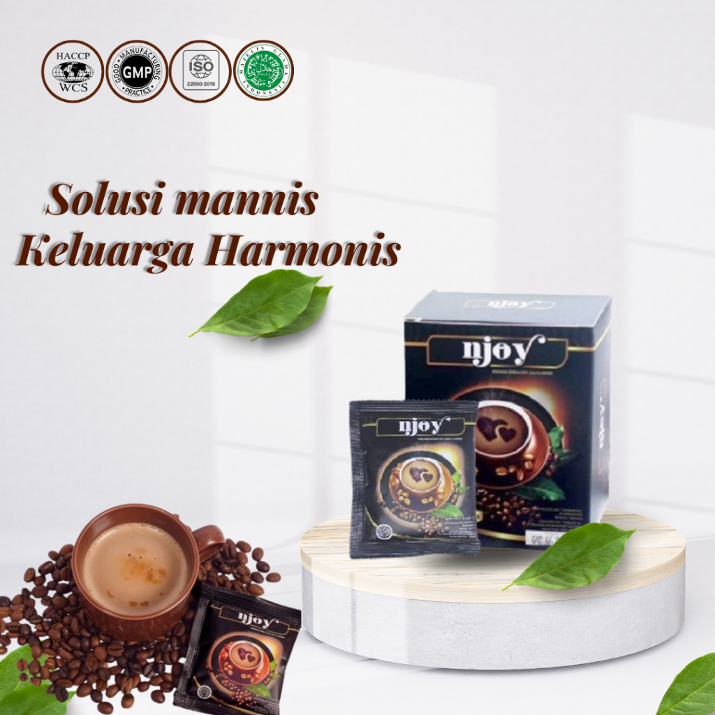 

3 BOX (PAKET HEMAT) Kopi N'joy Original 100% Gngseng Alami