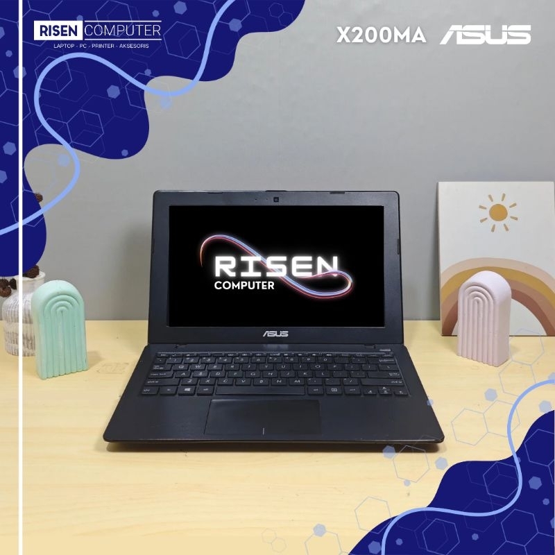 Second LAPTOP ASUS X200M Intel Celeron Ram 2Gb Hdd 320Gb 11.6inch Murah Bekas