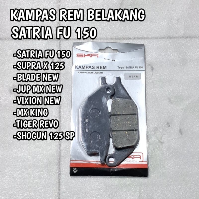 KAMPAS REM BELAKANG SATRIA FU,DISPAD BELAKANG SATRIA FU