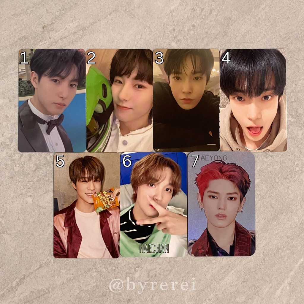 NCT Official Photocard PC Jeno Renjun Doyoung Haechan Taeyong We Boom Summer Vacation Sumvac Ace Kit