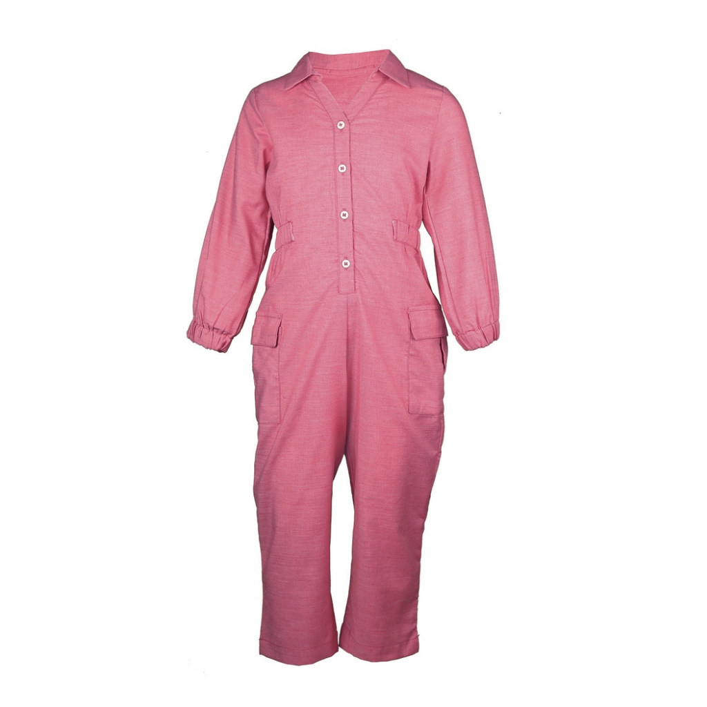 Pito Dito Girl Kavana Jumpsuit Anak Pink