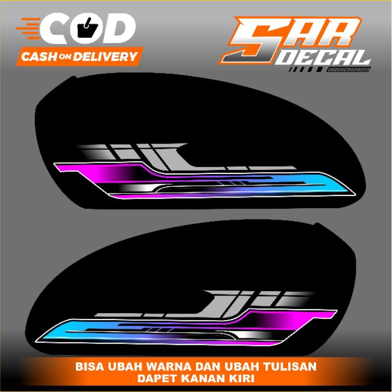 striping tangki cb 100 cb 125 stiker les tangki cb striping cb herex
