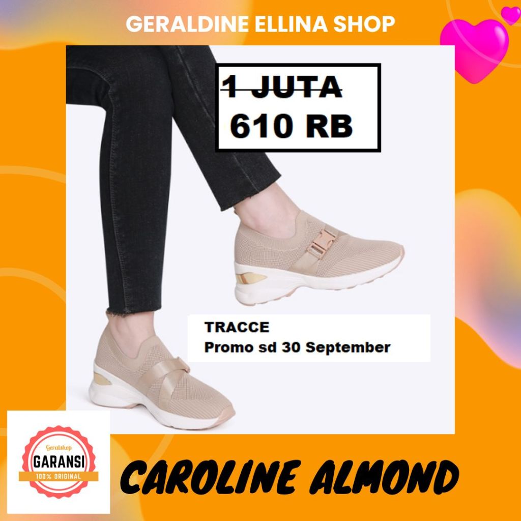 Sepatu sneakers Wanita seri CAROLINE TRACCE 100% ORIGINAL