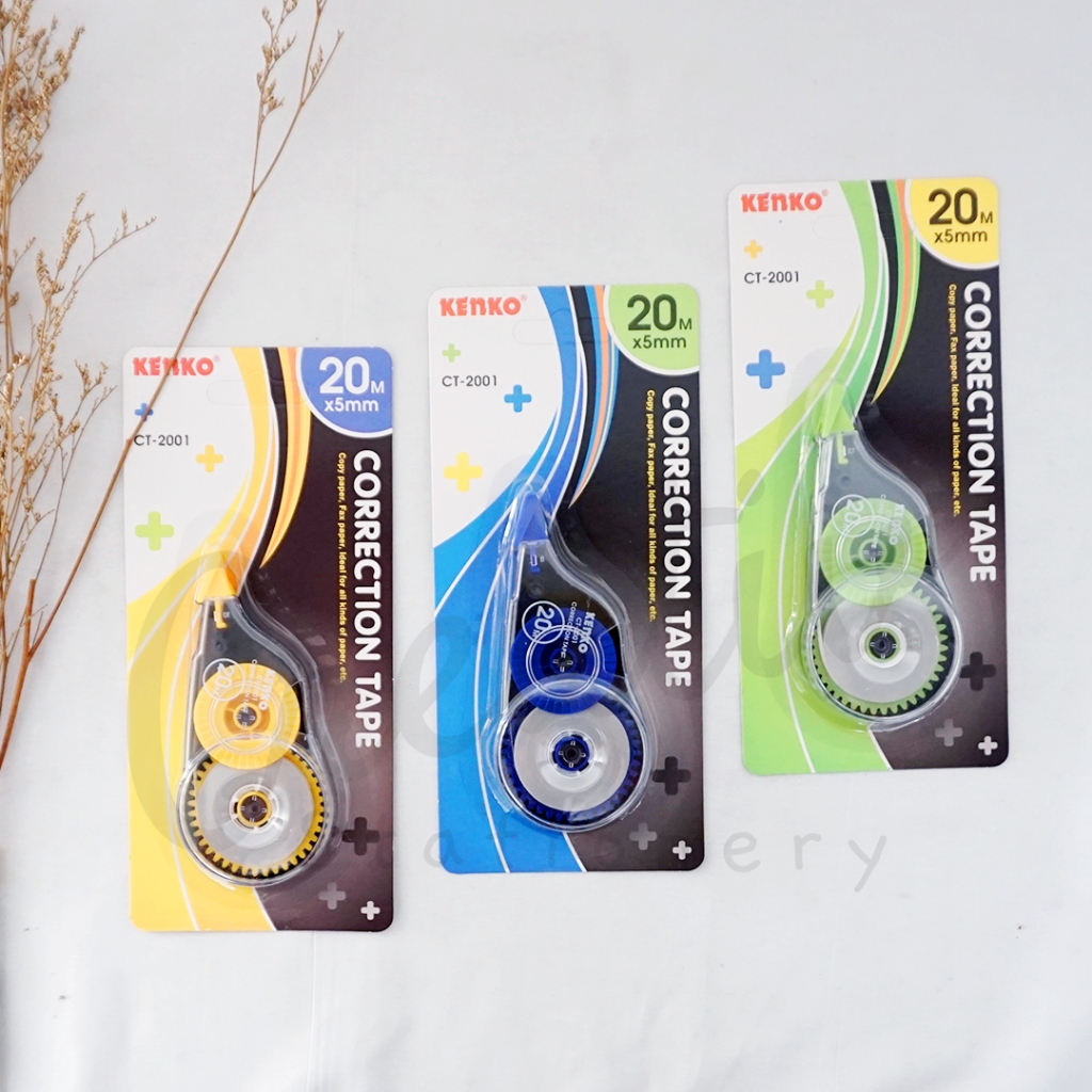 

KENKO Correction Tape CT-2001 20 Meter Tip Ex Koreksi
