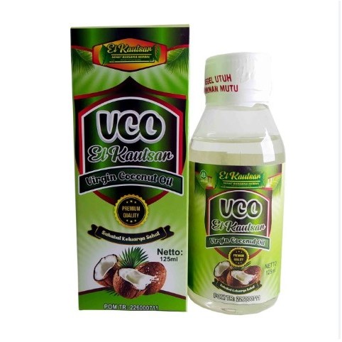 

VCO Elkautsar Virgin Coconut Oil Minyak Kelapa 125 ml