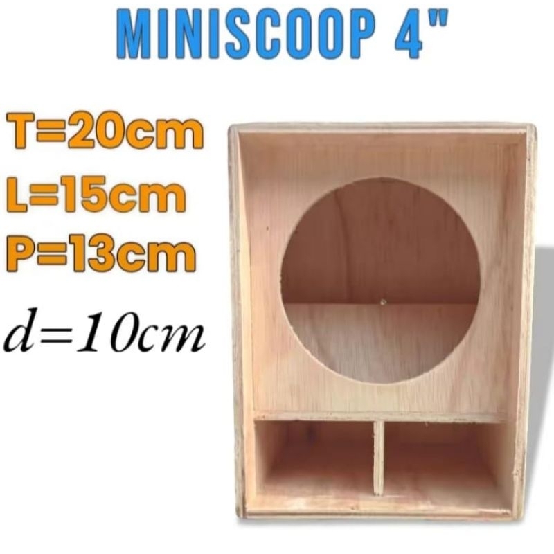 BOX SPEAKER MINISCOOP 4 INCH