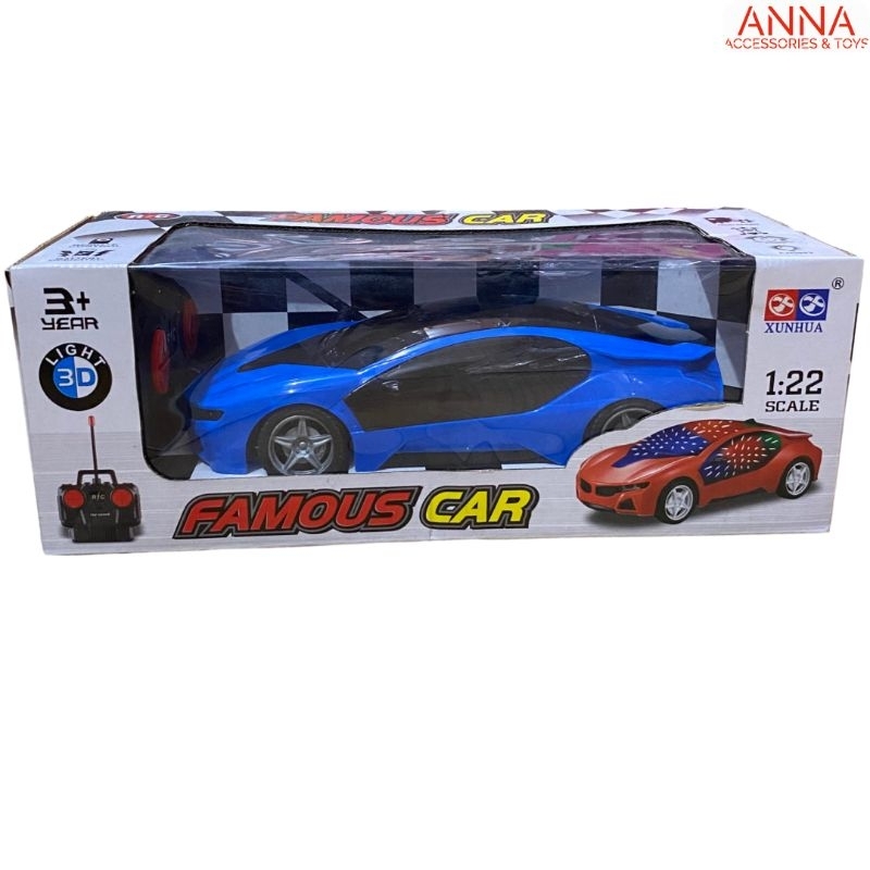 Mainan RC Famous Car 1:22 Scale