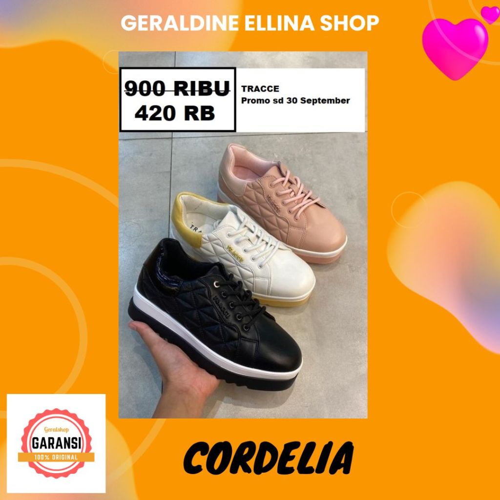 Sepatu sneakers wanita Tracce seri CORDELIA