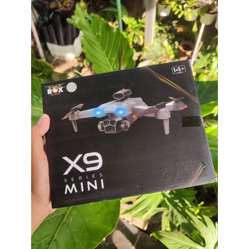 ROX X9 Mini 2025 2 Baterai Drone Brushless Optical Flow Stabil