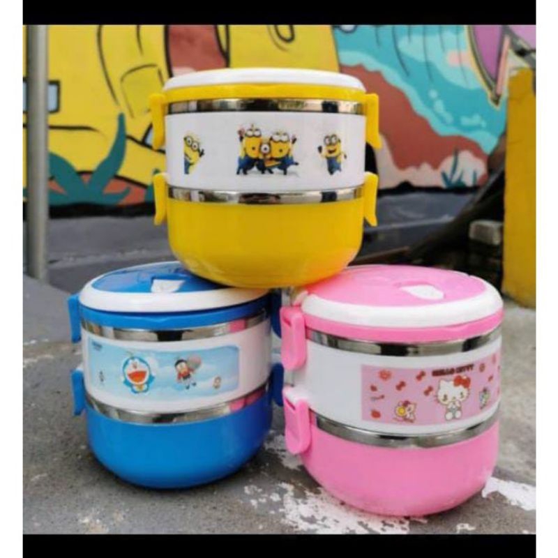 Rantang karakter 2 susun