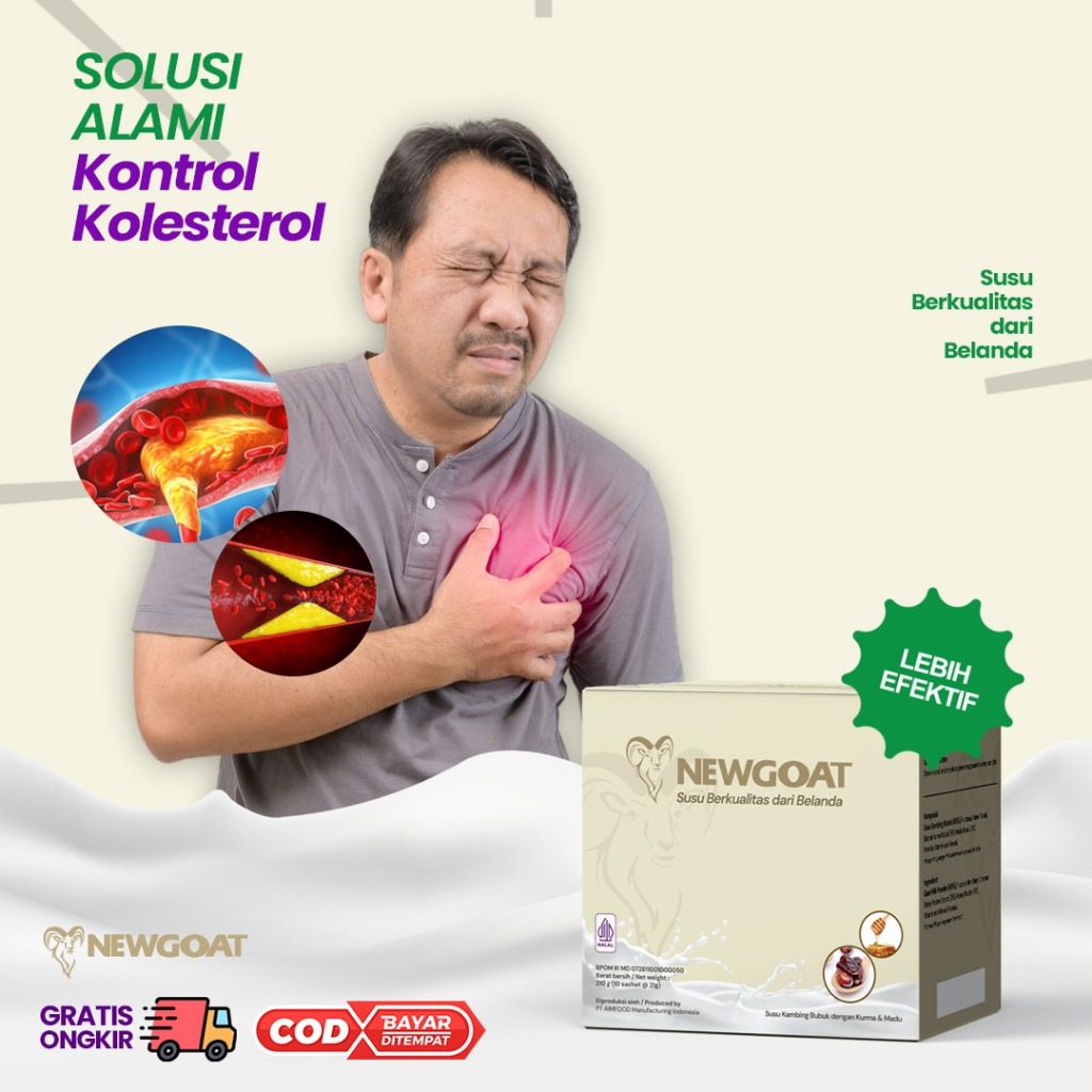 

Newgoat - Solusi Alami atasi Kolesterol (Membantu mengatasi kolesterol)