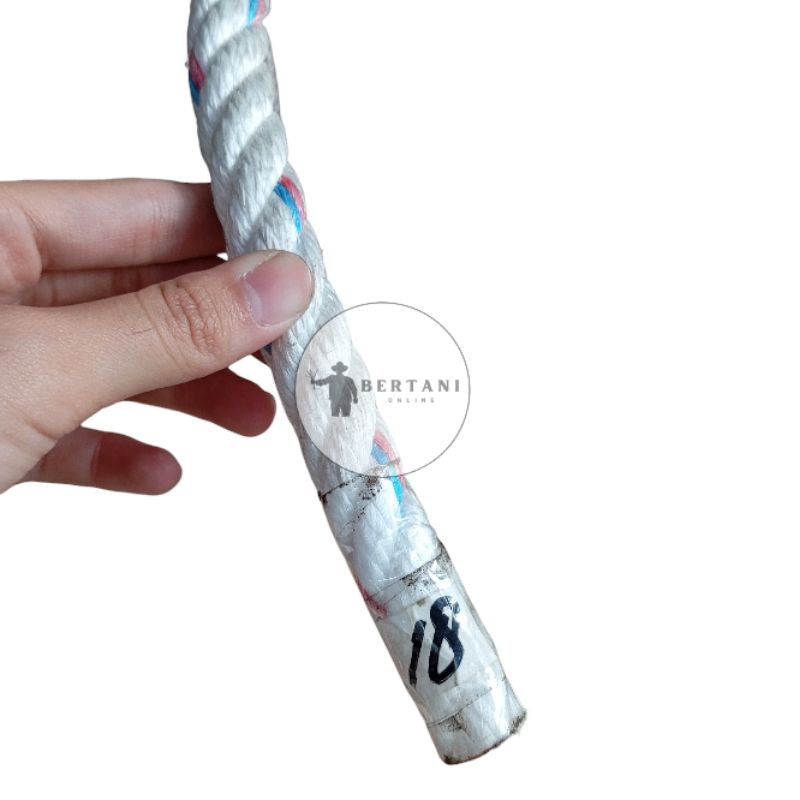 

Tali Tambang Eceran Ukuran 18mm Putih
