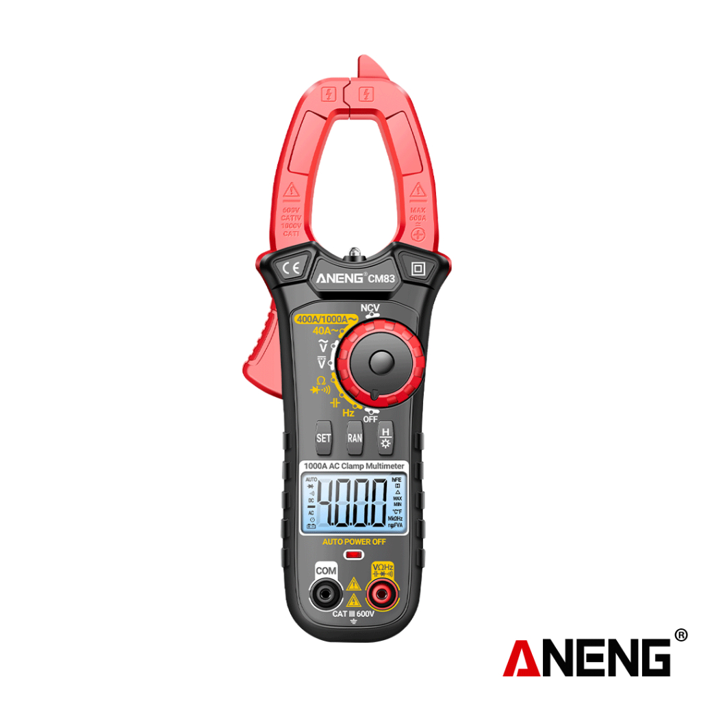 Aneng CM83 Clamp Meter Multimeter High Current Non-contact Hertz Test Tools