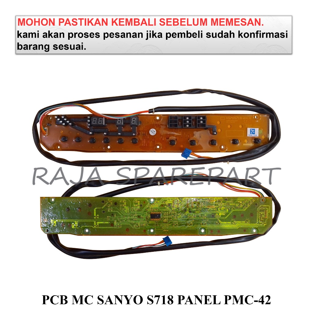 PMC-42 MODUL MESIN CUCI / PANEL / PCB MESIN CUCI SANYO S718 PANEL PMC-42