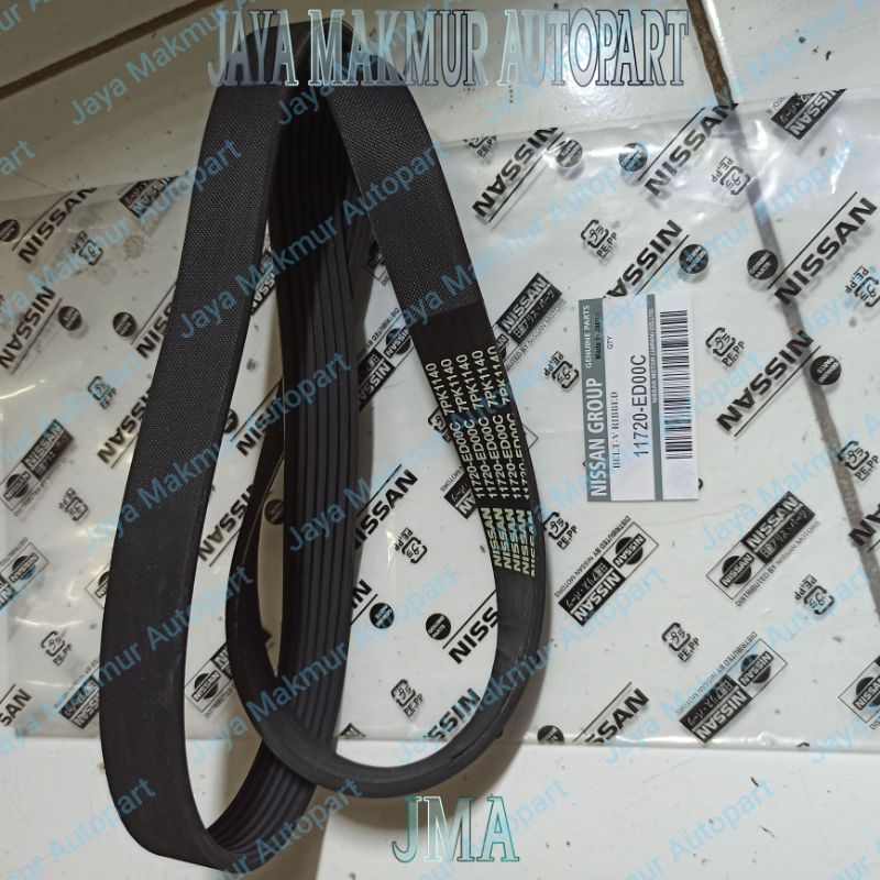 Fan Belt Fanbelt V-Belt Vanbelt Tali Kipas Nissan Grand Livina New L10 Evalia 2008-2013 7PK 1140 117