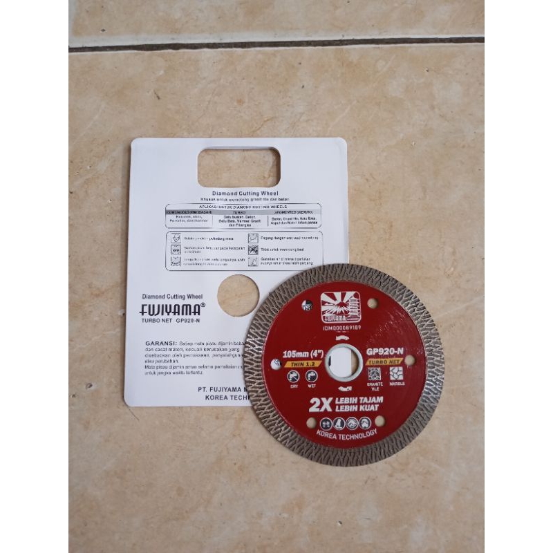 Mata gerinda potong marmer granit dan beton Fujiyama