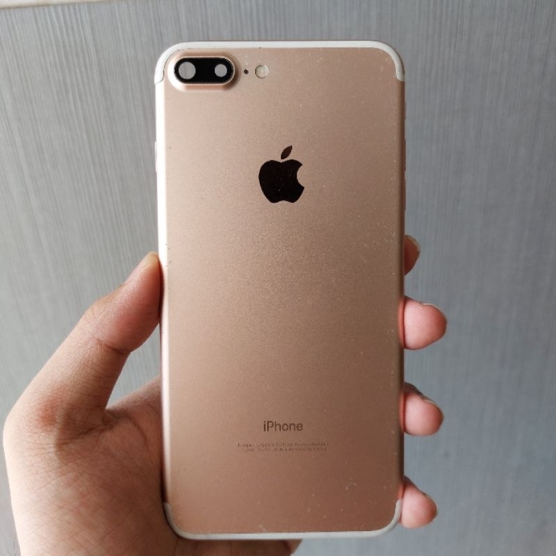 housing fullset iphone 7 plus rose gold copotan inter