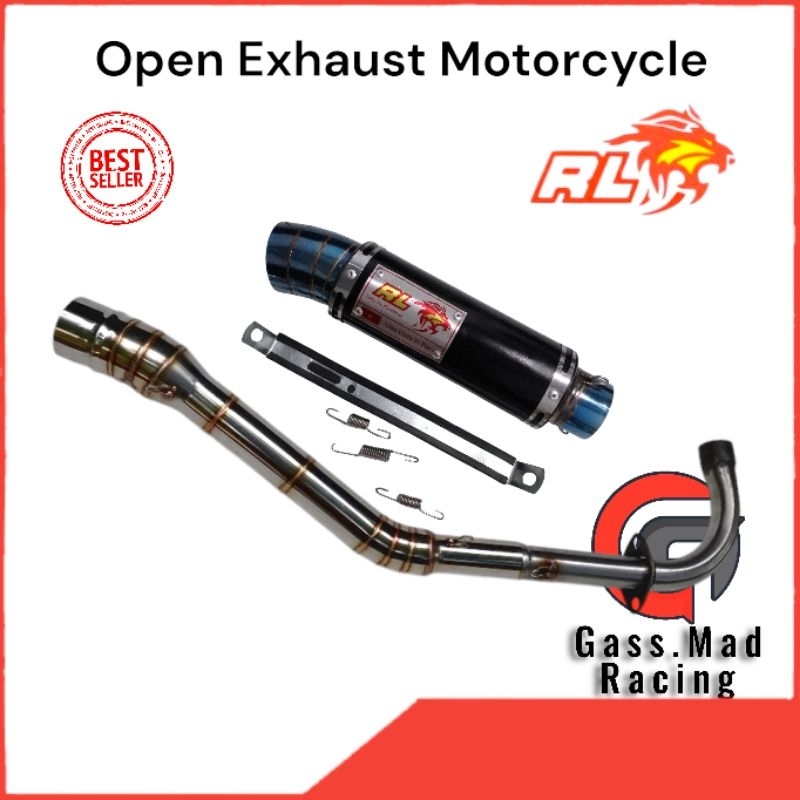 RL RedLeo Racing Exhaust / Ekzos Piping Underbond Wave100/110/125/Dash125/Ex5/Kriss/Mr1/Ct100/Srl110