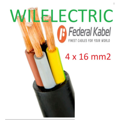 Kabel listrik serabut NYYHY 4 x 16 mm / 4x16 mm Federal Kabel eceran