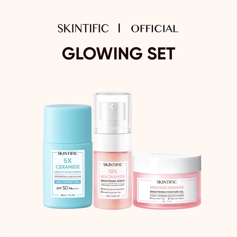skintific glowing set