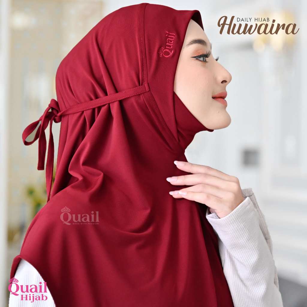 Quail Hijab - HUWAIRA DAILY HIJAB INSTAN ORI QUAIL