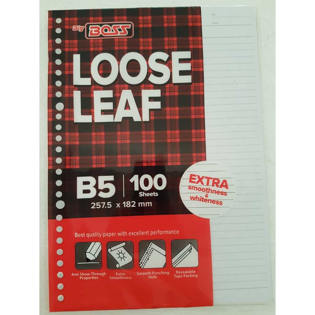 

Isi binder besar isi 100 sheets
